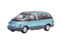 1/64 GCD 111 Toyota Previa Light Blue RHD