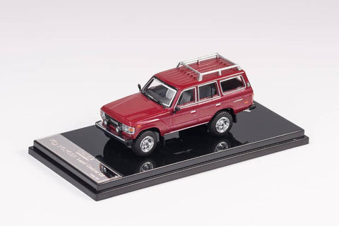1/64 GCD 89 Toyota Land Cruiser LC60 Customized Version Red LHD