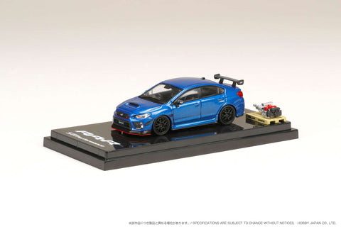 1/64 Hobby Japan HJ641040BL Subaru WRX STI RA-R Full-Option WR Blue Pearl