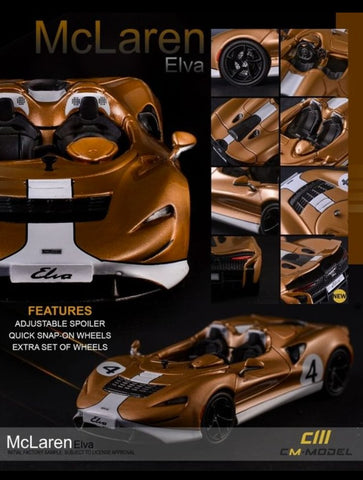 1/64 CM Model CM64-ELVA-04 McLaren Elva #4