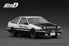 1/43 Ignition Model IG2872 Initial D Toyota Sprinter Trueno 3Dr GT Apex (AE86) White/ Black w/ Mr. Takumi Fujiwara