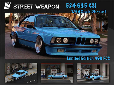 1/64 Street Weapon SWBM6B BMW E24 M6 Blue
