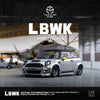 1/64 Time Micro TMMCS LBWK Mini Cooper Chrome Silver
