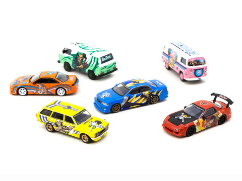 1/64 Tarmac T64G-BOXSET-OP22 One Piece Model Car Collection Vol.1 (Random Single Car)