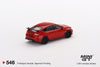 1/64 Mini GT MGT00546-R Honda Civic Type R Rallye Red 2023 w/ Advan GT Wheel RHD