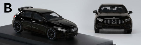(Pre-Order) 1/64 XT Model XTMAA45B Mercedes-AMG A45 Custom Version Metallic Black