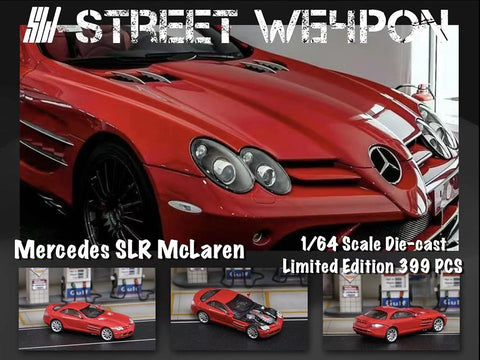 (Pre-Order) 1/64 Street Weapon SWMBSMR Mercedes SLR McLaren Red