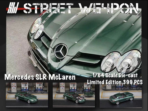 1/64 Street Weapon SWMBSMG Mercedes SLR McLaren Green LHD