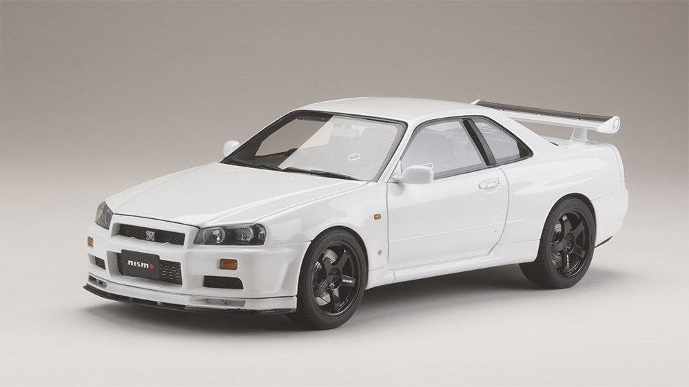 1/18 Hobby Japan HJ1809NW Nissan Skyline GT-R V-Spec 1999 (BNR 34) White