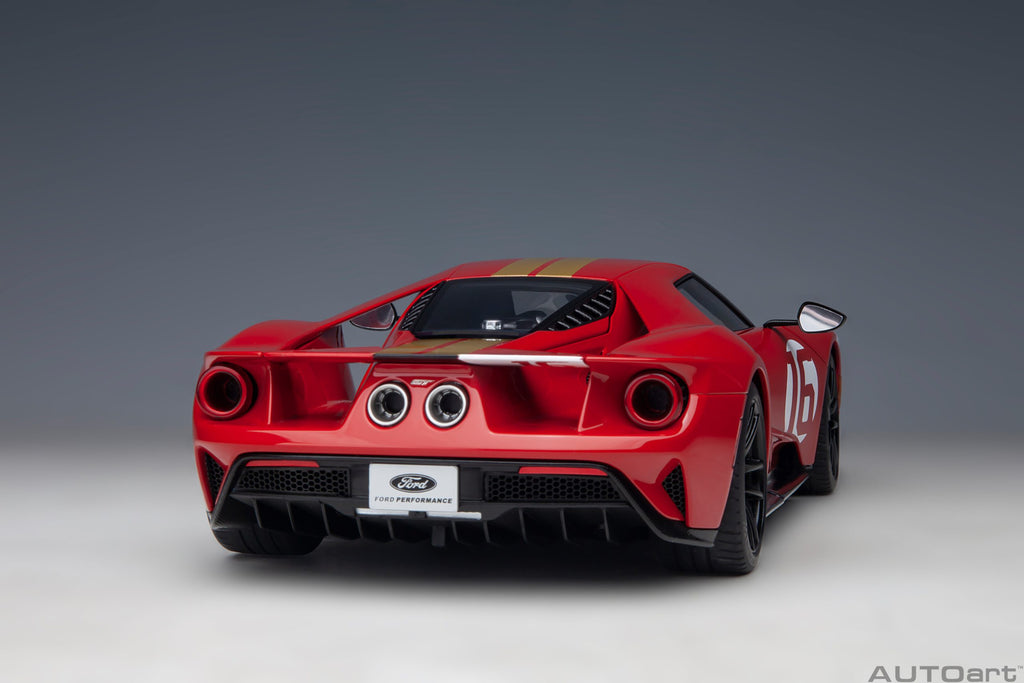 Modèle réduit Ford Usa - Gt Heritage Edition Alan Mann - Red Gold Modèle réduit Ford Usa - Gt Heritage Edition Alan Mann - Red Gold
