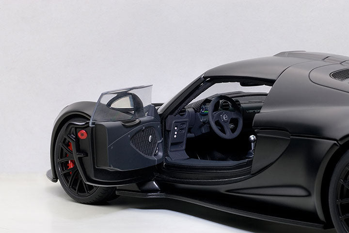 1/18 AUTOART 75401 Hennessey Venom GT Spyder (Matt Carbon Black