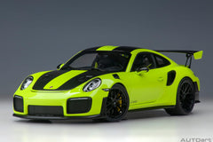 1/18 AUTOART 78187 Porsche 911 (991.2) GT2 RS Weissach Package (Acid Green)