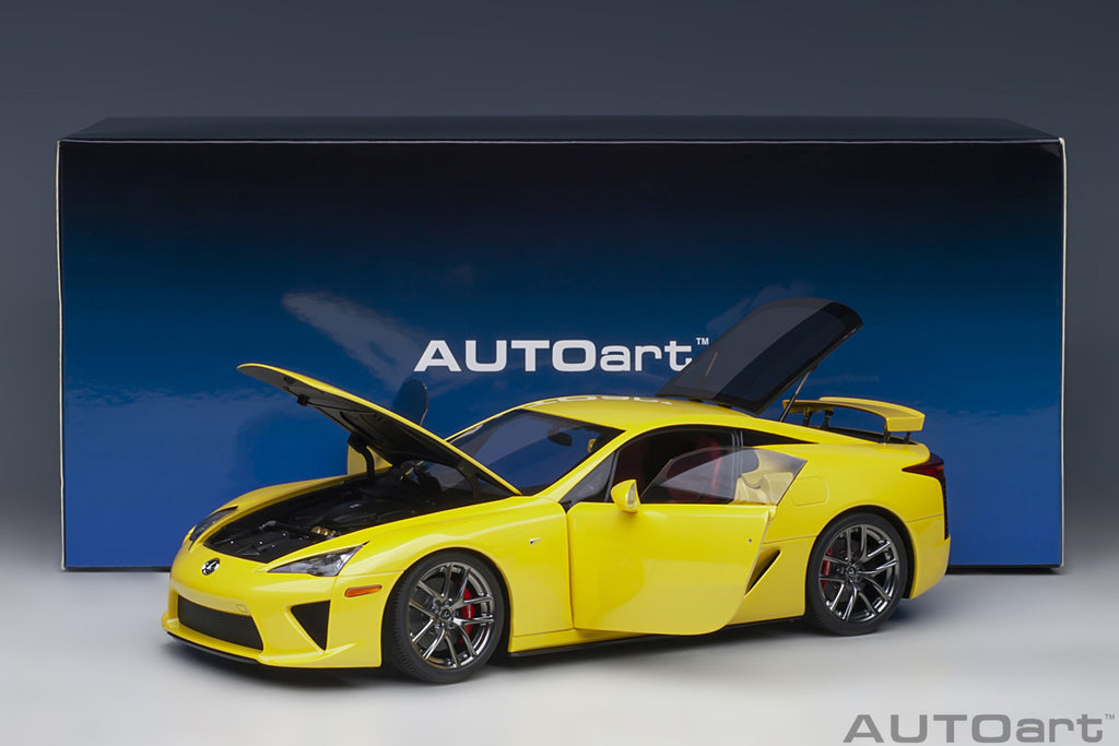 1/18 AUTOART 78854 Lexus LFA (Pearl Yellow) – Network Shuttle