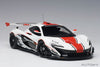 1/18 AUTOART 81541 McLaren P1 GTR (Gloss White/ Red Stripes)