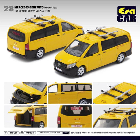 1/64 Era Car 23 Mercedes-Benz Vito Taiwan Taxi (1st Special Edition)