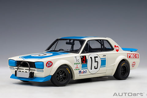 1/18 AUTOART 87276 Nissan Skyline GT-R (KPGC-10) Racing 1972 K.Takahashi #15 Fuji 300km Speed Race