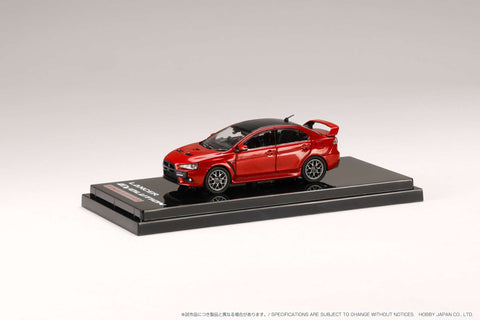 1/64 Hobby Japan HJ642053BR Mitsubishi Lancer Evolution X Final Edition Red Metallic
