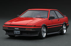 1/43 Ignition Model IG0483 Toyota Sprinter Trueno 2Dr GT Apex (AE86) Red/ Black