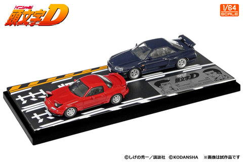 1/64 Modeler's MD64211 Initial D Set Vol.11 Suetsugu Toru's Roadster (NA6CE) & Kawai Atsuro's Skyline (ER34)