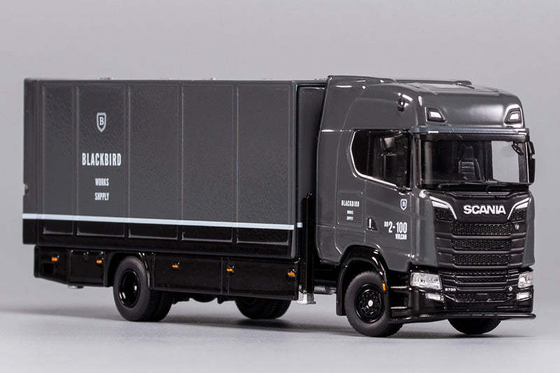 1/64 GCD 62 Scania S730 Black RHD – Network Shuttle Diecast Model