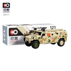 1/64 XCarToys 121 Dongfeng Mengshi 3rd Gen. 4x4 Armed Assault Vehicle Camouflage Khaki