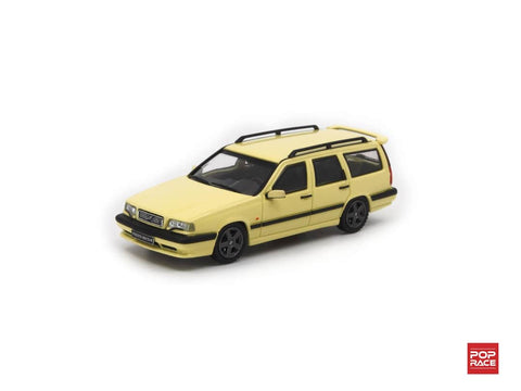 1/64 Pop Race PR64-850-CYL Volvo 850 T5-R Estate Cream Yellow