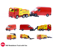 Siku 1667 Breakdown Truck with vehicle